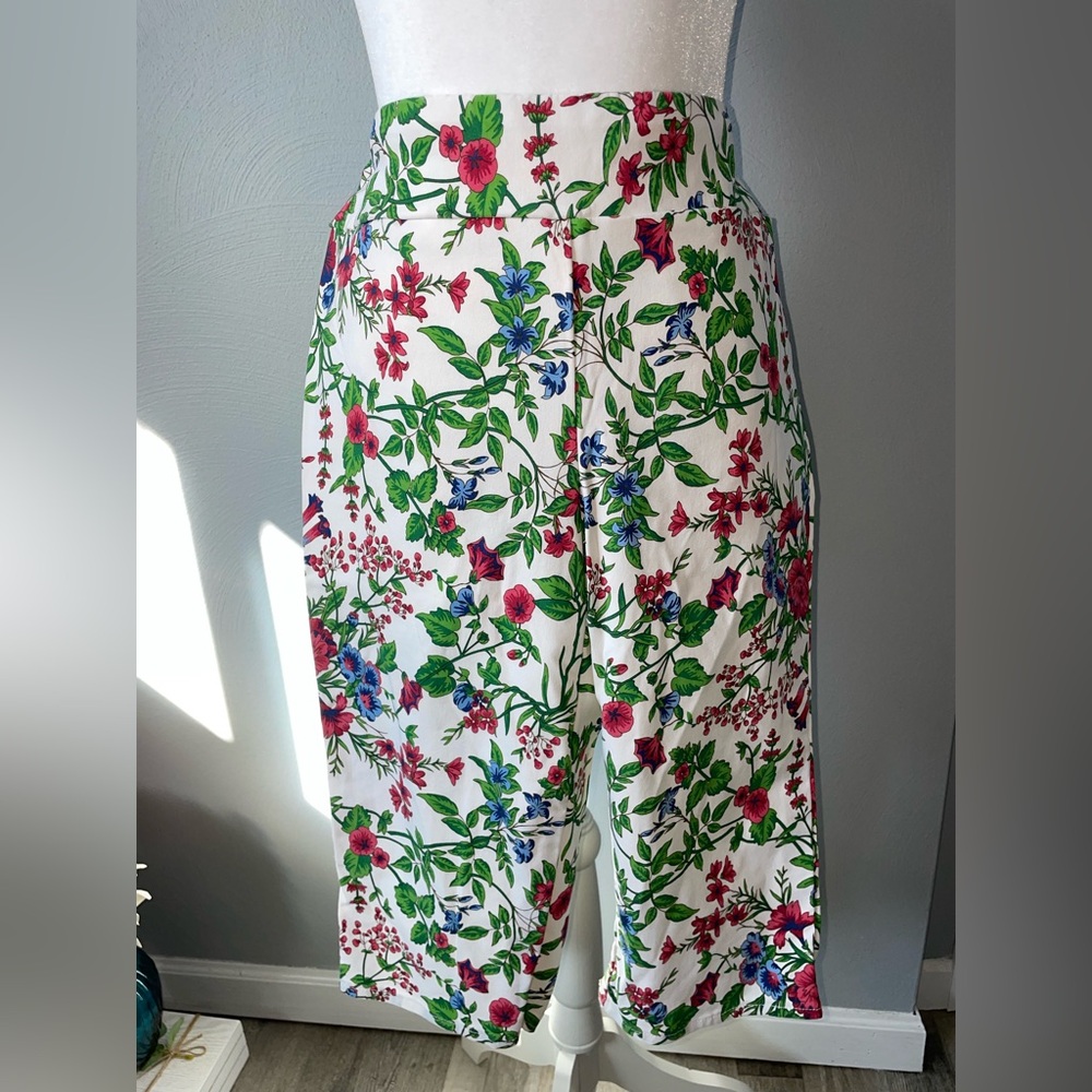 J.McLaughlin Masie Stretch Shorts Amelia Floral Wildflower Print